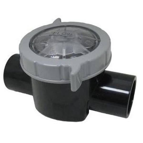 Molded Products Molded Products 25830-400-000 2 in. Socket x 2.5 in. Spigot Thread-On 2 CPVC Black Corrosion Resistant Serviceable Check Valve - 12 per Case 25830-400-000 - main